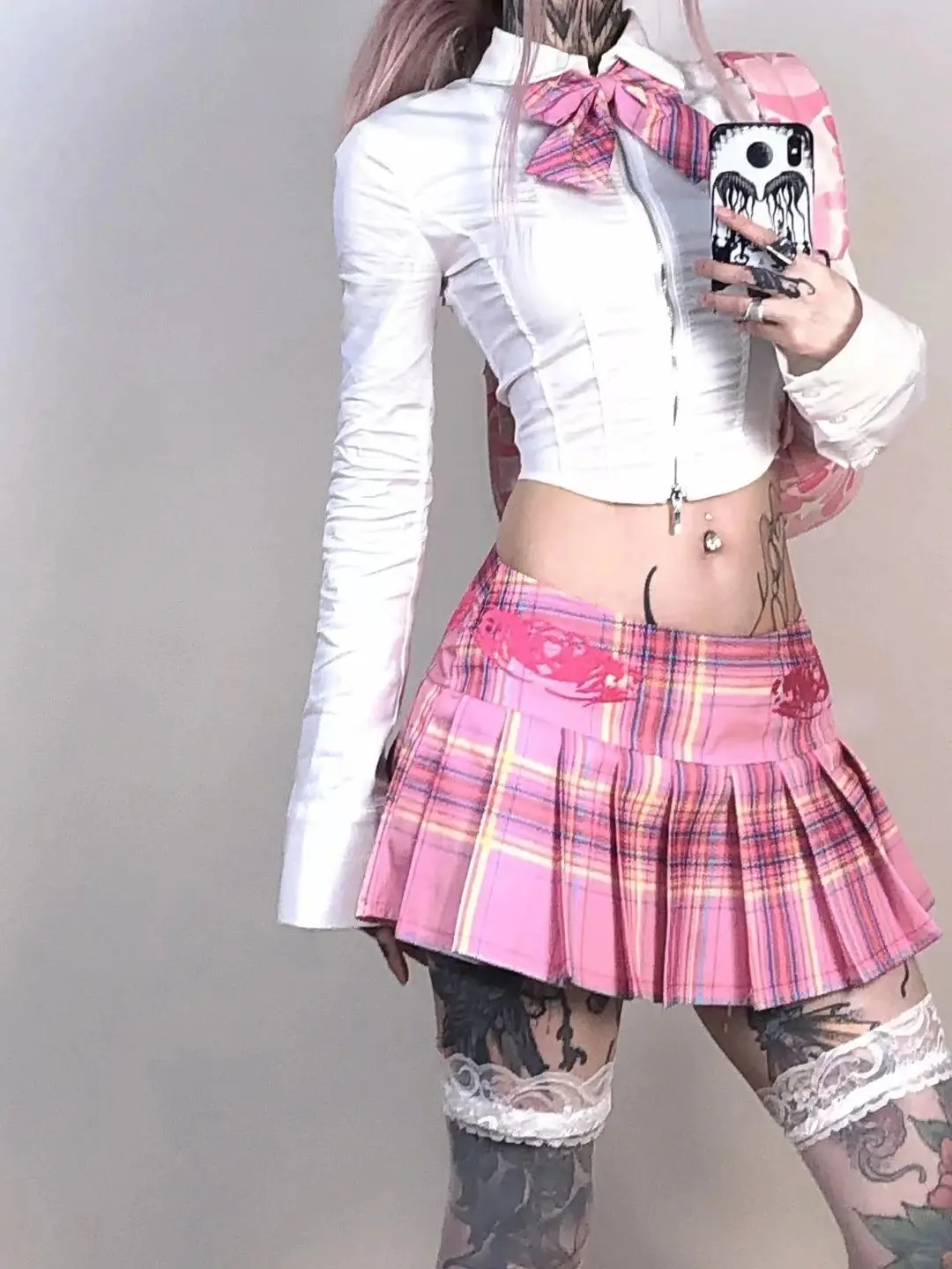 Fall New School Style JK Uniform Sweet Spice Girl Blouse High Waist Pleated Skirt two-piece Women Suit Sexy Jk Uniform Set