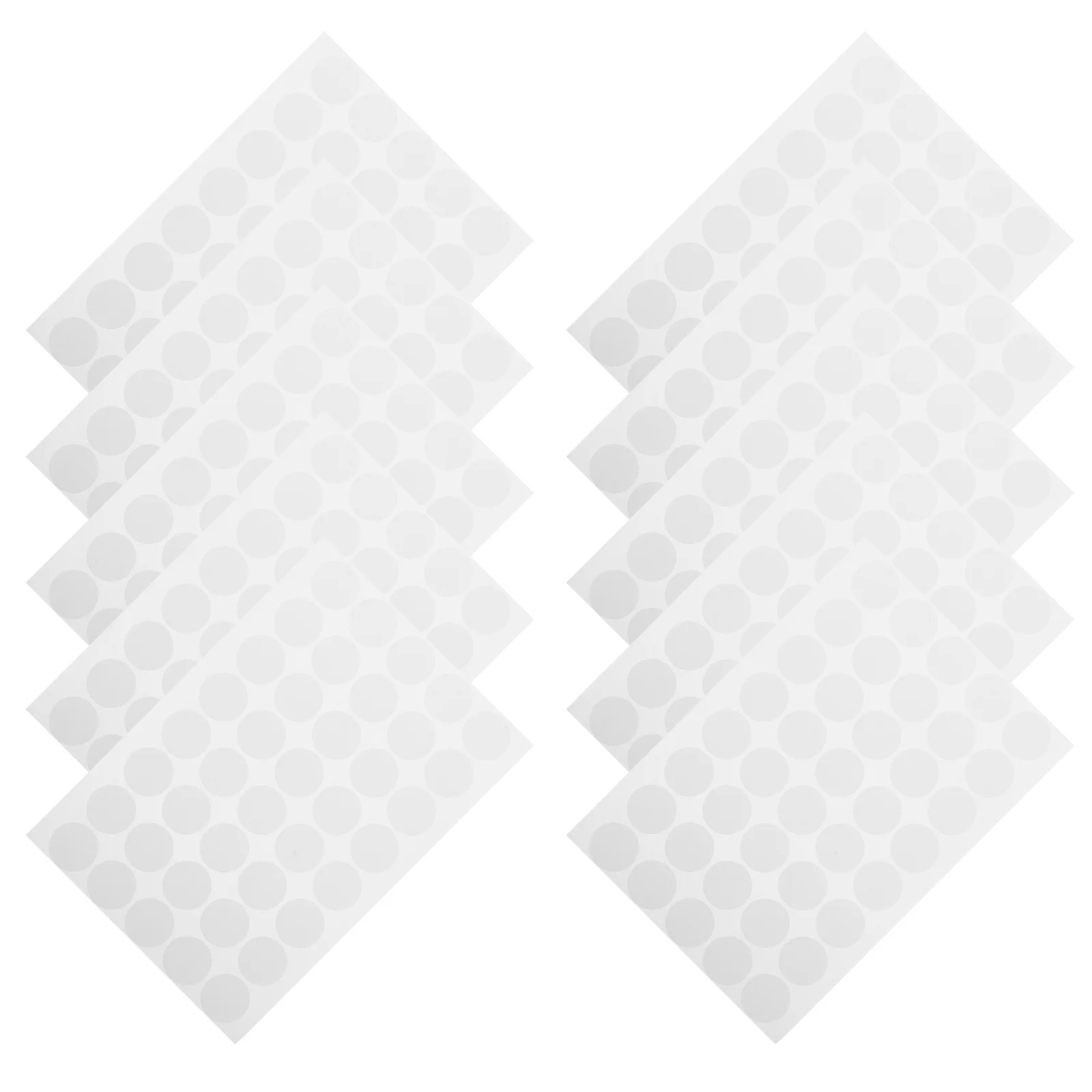 

10 Sheets of Blank Adhesive Dot Stickers Round Dot Label Stickers Adhesive Circle Stickers
