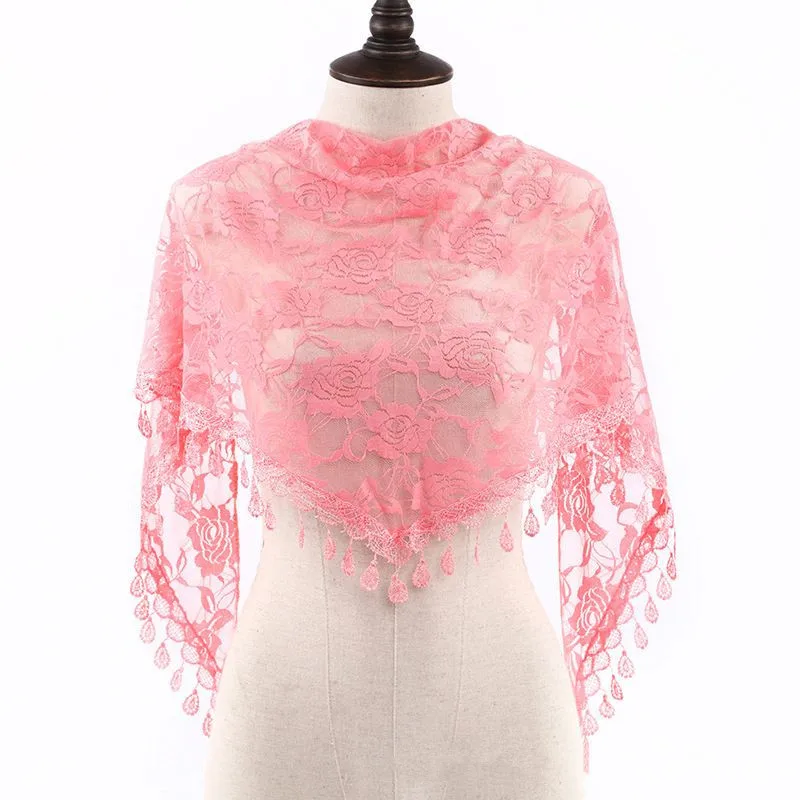 Elegant Black and White Lace Rose Veil for Women - Perfect for Western Weddings