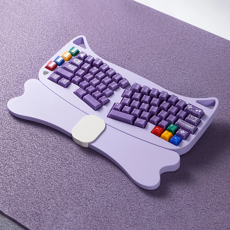 Corgi Fairlady Alice Thri-Mode 알루미늄 키보드 키트 무선 맞춤형 RGB 핫 플러그 기계식 키보드 키트 게임 사무실