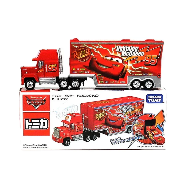 

TAKARA tomy tomica модель автомобиля из сплава McQueen Контейнер автомобиль дядюшка Майк сплав автомобиль Хэллоуин Рождество мальчик малыш мальчик модель игрушка