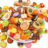 50pcs Miniature Food Toy Cute Dollhouse DIY Handmade Decorations Miniature Food Kitchen Accessori Simulation Food 3