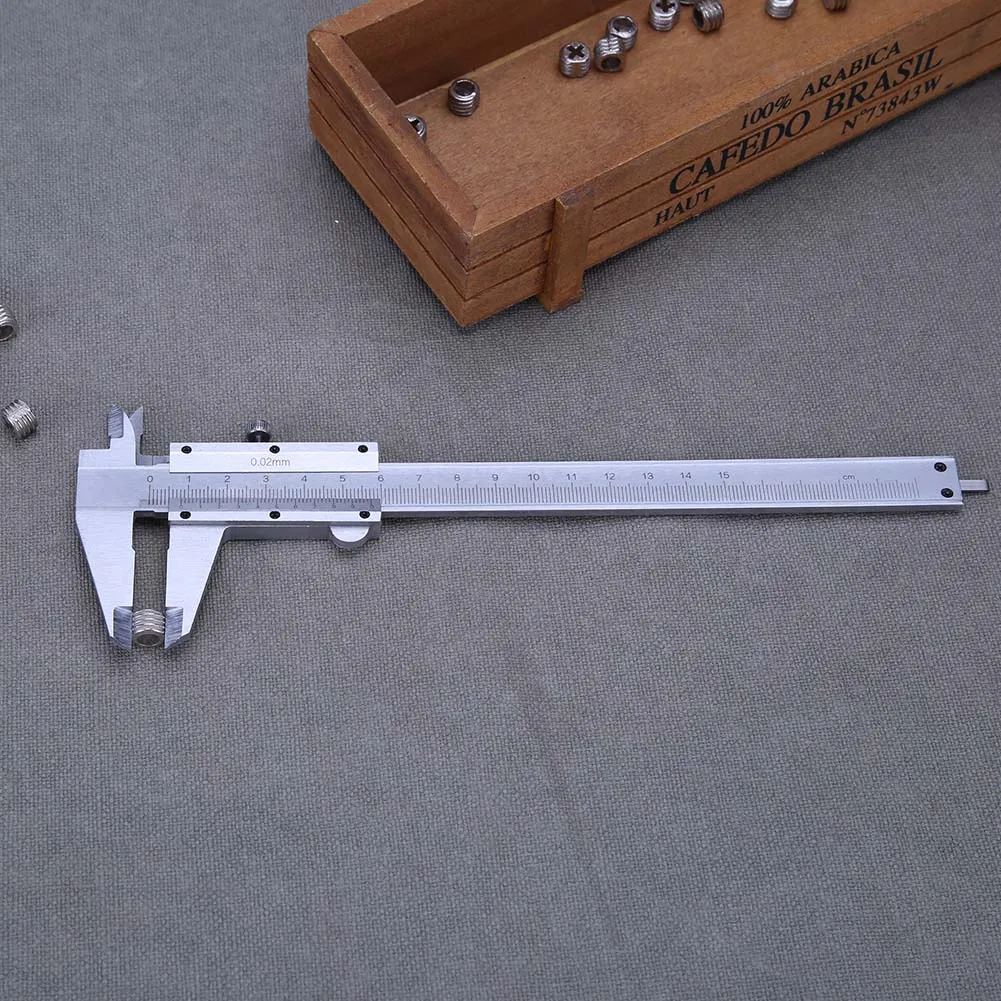 

Vernier Caliper 0-150mm 0.02mm Metal Calipers Gauge Measuring Tools