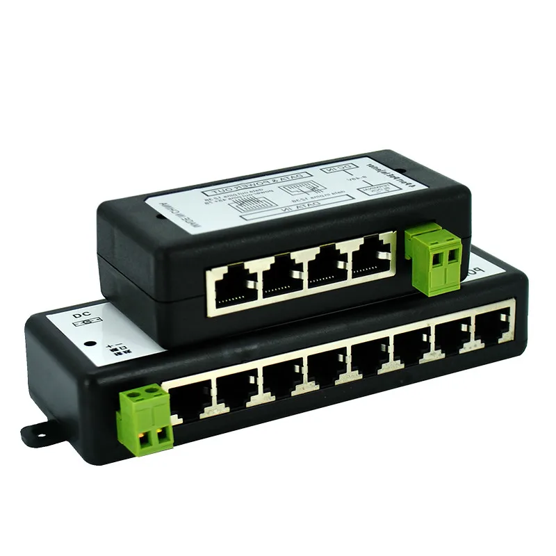 Iniettore Poe 4 Porte Splitter Poe A 8 Porte Per Telecamera Poe Di Rete Cctv Power Over Ethernet Muslimhot Sale