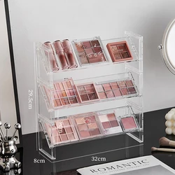 Acrylic 3 - Layer Cosmetics Display and Storage Organizer (L Three  layers)