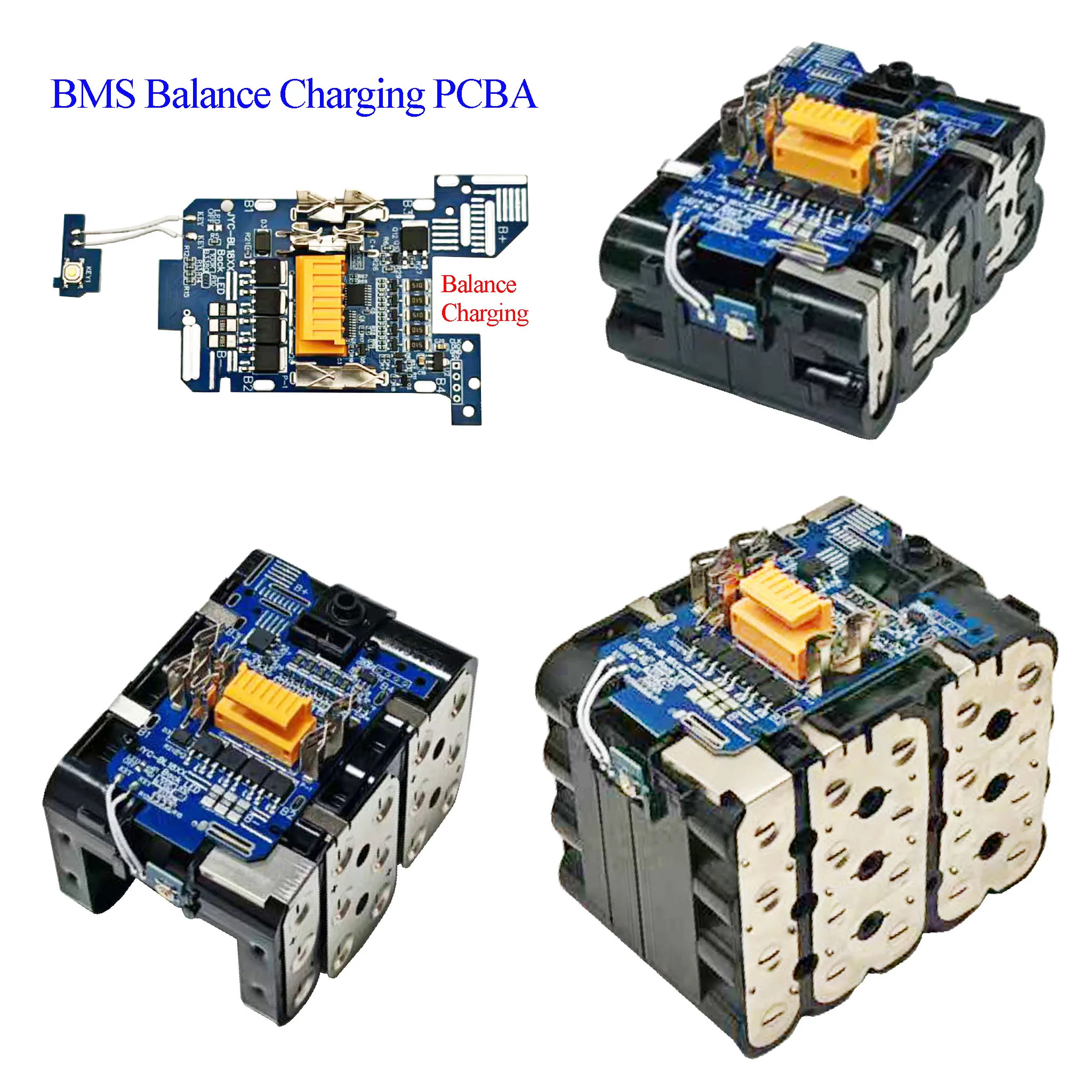 Scheda Circuito di Bilanciamento e Ricarica BMS PCBA per Batterie agli Ioni di Litio MAKITA 18V, Compatibile con BL1830 BL1860 BL1890 - immagine 3