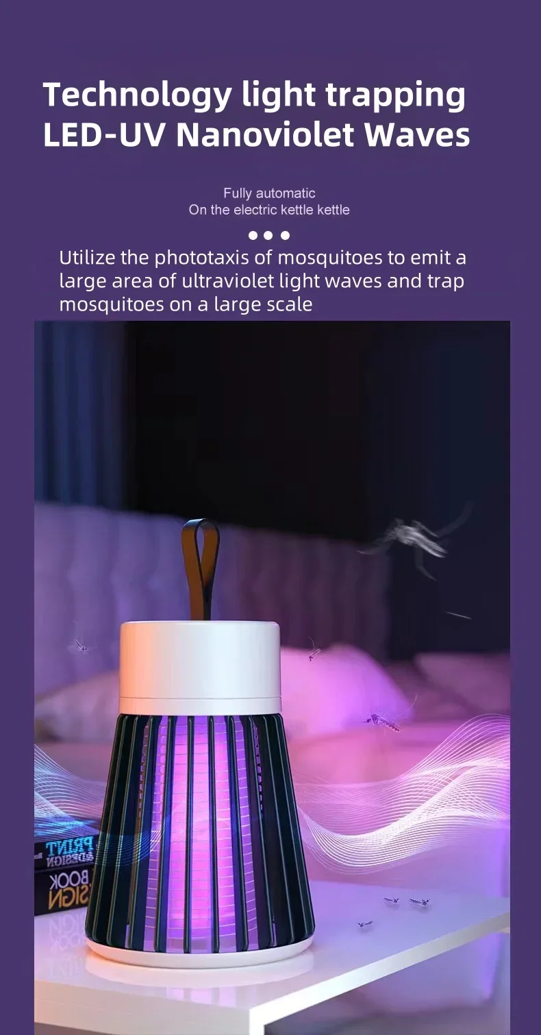 ZapGuard™ Trap – 3-in-1 Mosquito & Bug Zapper for Home & Outdoor