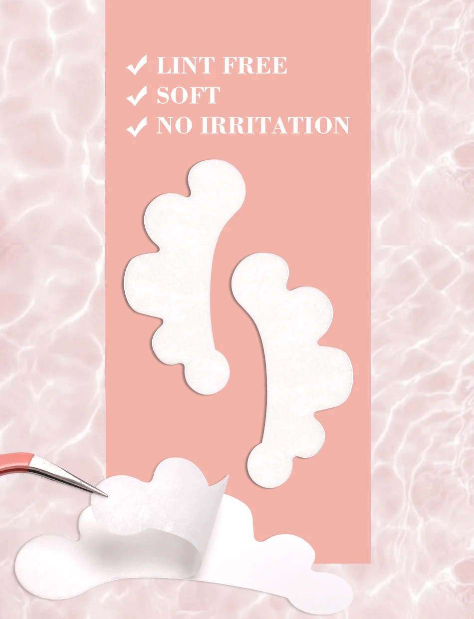 Description Picture 5 of item100pairs Eyelash Pads Grafted Lash Hydrogel Gel Patches Under Eye Pads for Eyelash Extension Tips Sticker Makeup Tools