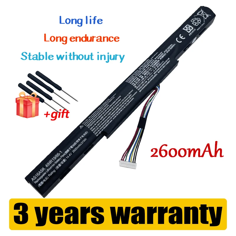 

4CELLS AS16A5K AS16A8K Laptop Battery for ACER for Aspire E5-575 E5-553 E5-575T E5-576G E5-475G