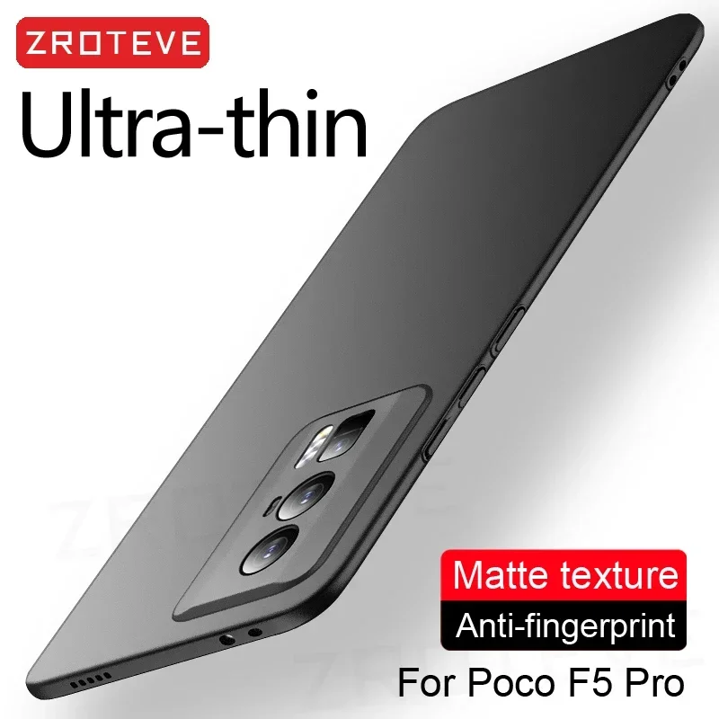 ZROTEVE Slim Hard PC Matte Phone Case - Enhanced Protection for Xiaomi Pocophone Series