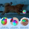 LED Glowing Ball for Dogs, Flashing Glow in the Dark, Elastic Ball Toy, Interactive Toys for Puppy, Chewing Molar Balls 2