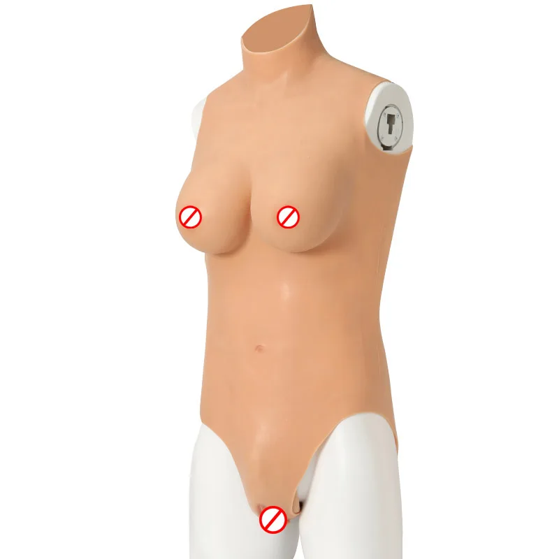 New Design Realistic Drag Queen Sxxy Fetish Sex Butt Artificial Silicone Boobs Breast For Man To Woman Cosplay With Vaginal