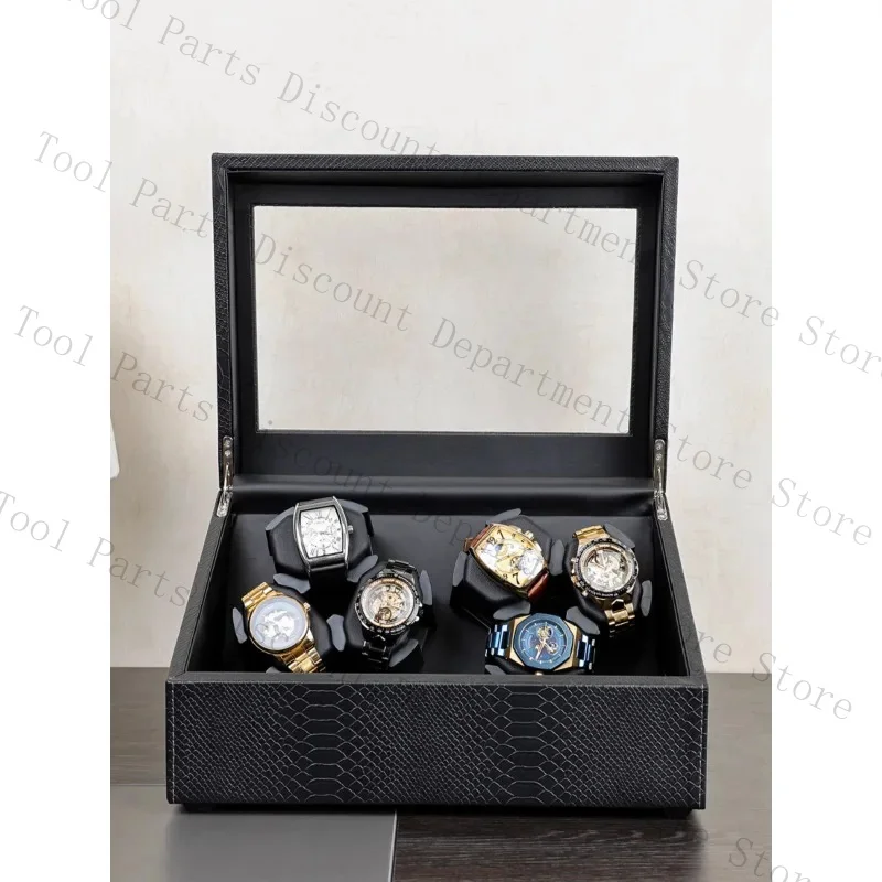 High-End Automatic Winding 6 Shakers Open Lid Self-Stop Motor Rotator ...