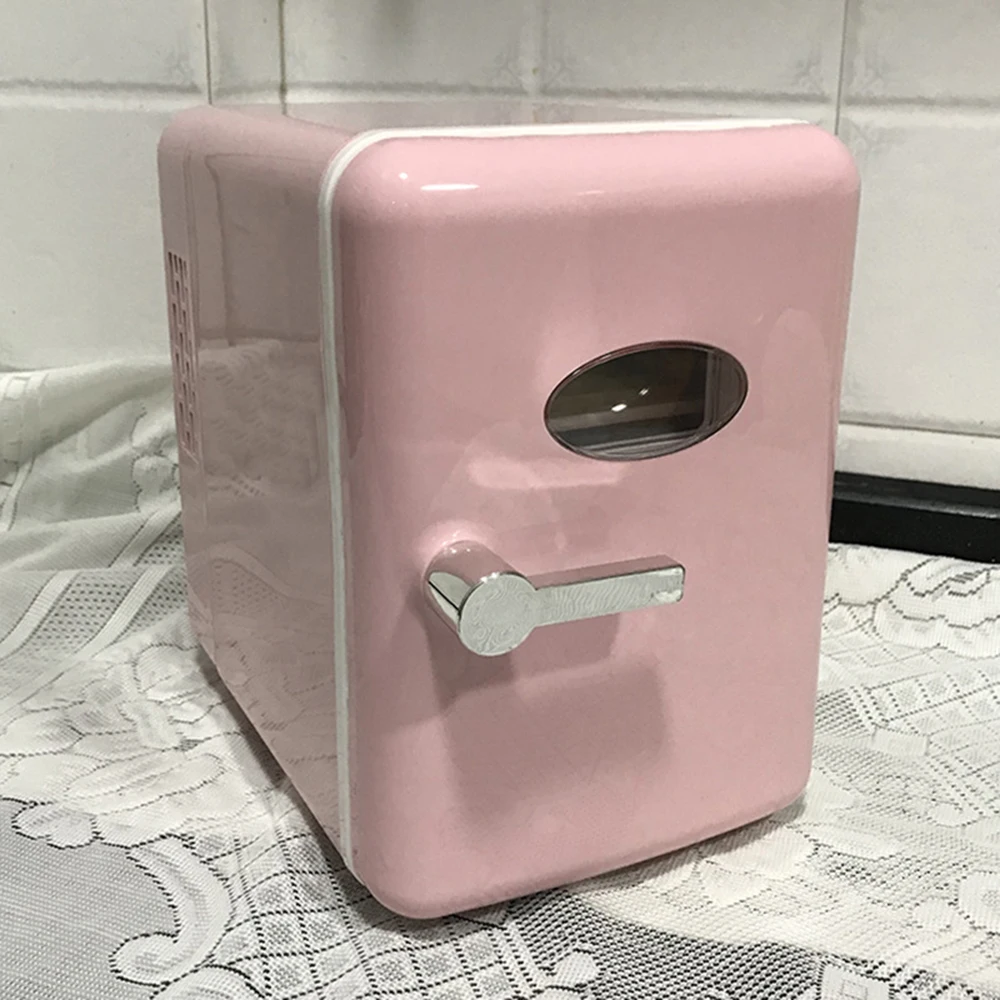 refrigerador pequeno pele refrigerador cosmetico carro casa compacto 4l 05