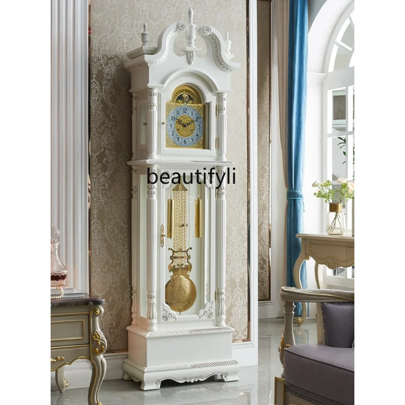 the Grandfather Clock Living Room Villa Retro Vertical Bell