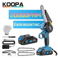 Koopa Tool 21V Mini Cordless 6-inch chainsaw,for 18V Makita battery, 0/1 2.0Ah battery-powered upgradeable handheld chain saw 1