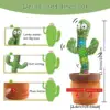 Sing And Dance Cactus Electron Plush Toy Soft Plush Doll Babies Cactus That Repeat What You Say Voice Interactive Bled 2
