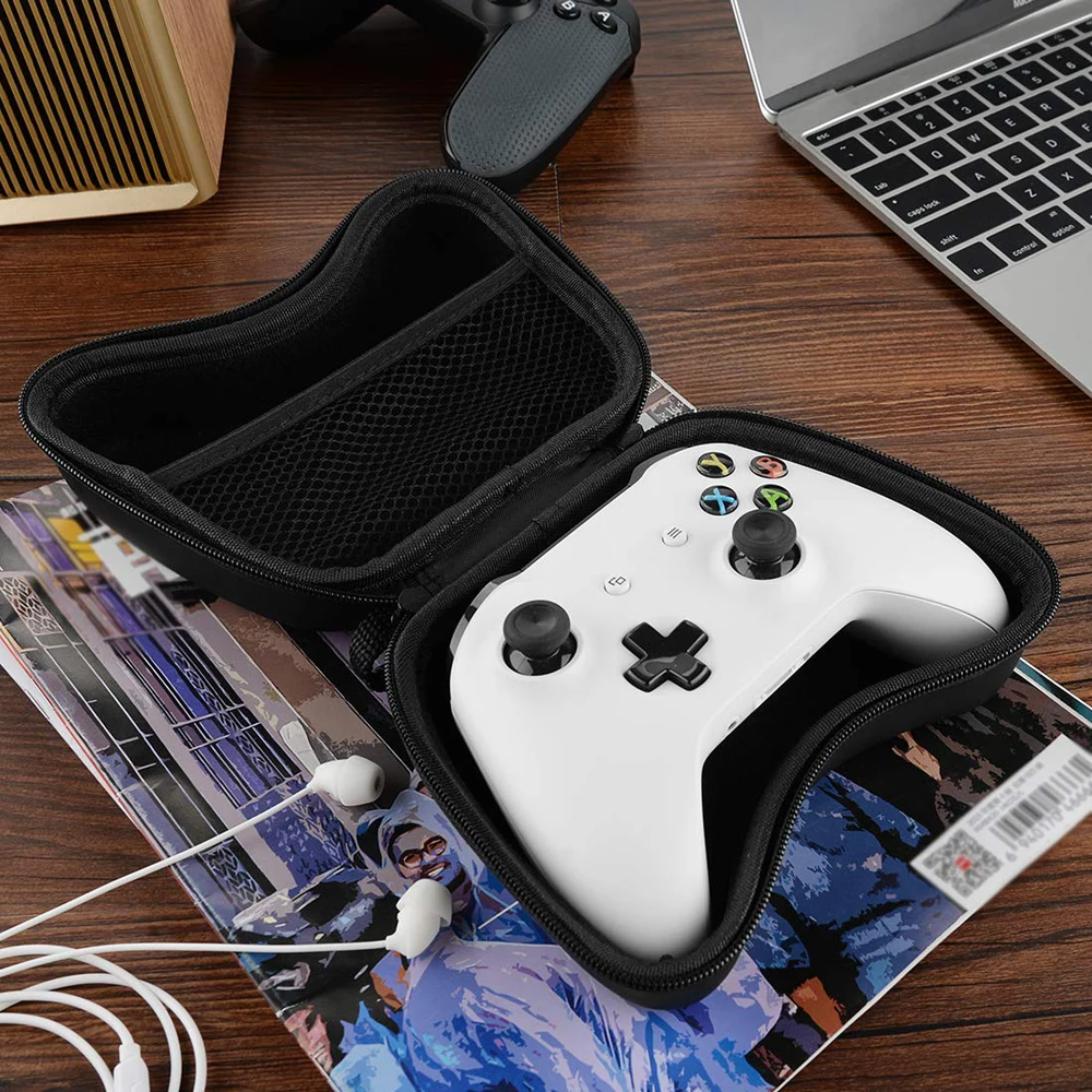 Travel Controller Case Compatible with Switch Pro Controller PS5 Controller Xbox Controller Compact Hard Shell Carrying Case