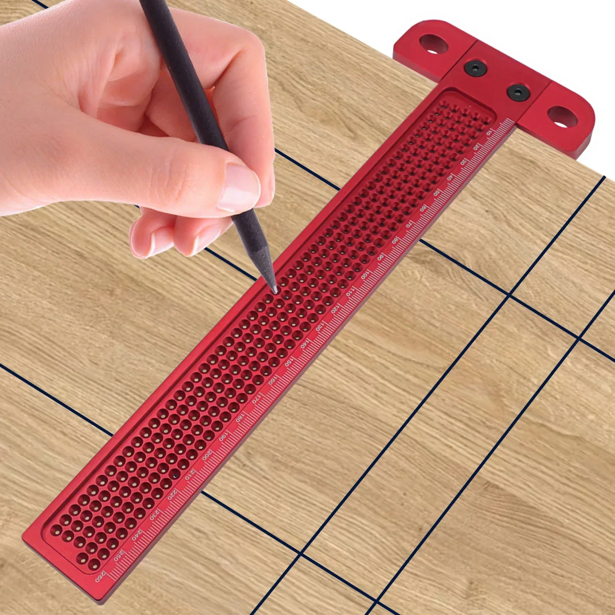 Kozelo Règle De Centrage - [60mm-0-60mm] Règle Adhésive En