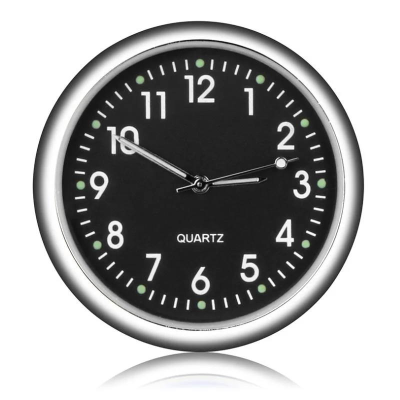 Car Clock In-Car Mini Stick-On Watch 40mm Digital