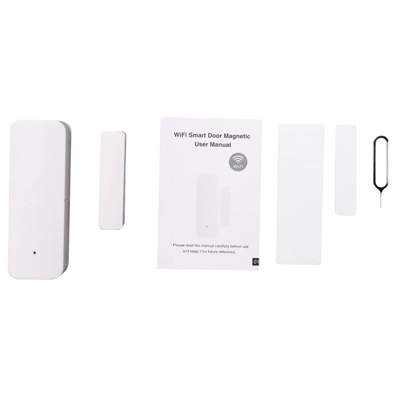 

Hot Tuya Smart Wifi Door Sensor Door Open / Closed Detectors Compatible Works With Alexa Google Home IFTTT Tuya APP