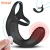 Wireless Testicle Massager Vibrator Sex Toys for Men Chastity Cage Cock Ring Silicone Anal Vibrator Masturbator for Men Sex Toys 1