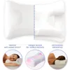 Omnia Anti-Aging Beauty Pillow Fights Sleep Wrinkles with Orthopedic Height Adjustable Memory Foam for Sleeping on Back and Side 2