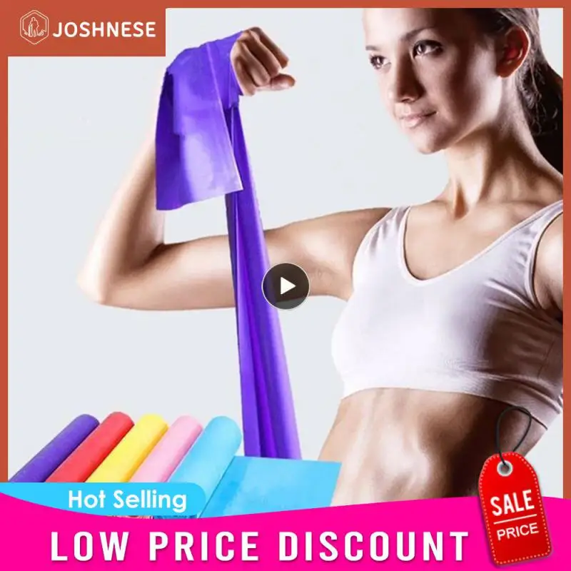 

1~10PCS 100cm Length Yoga Resistance Band YOGA Pilates Rubber Resistance Exercise Band Strength Training Conditioning Fitness
