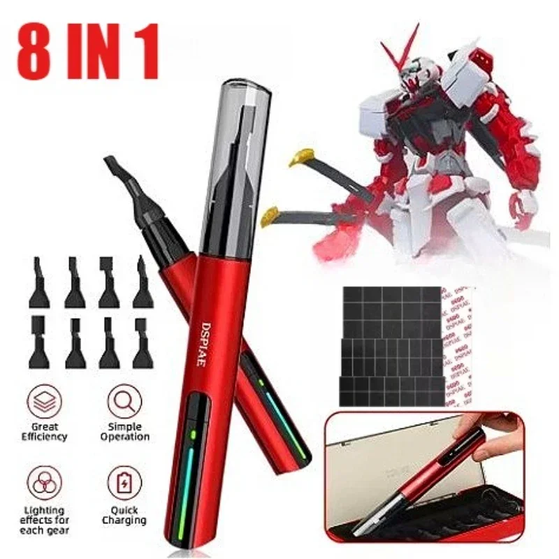 Reciprocating Sander Pen - USB Electric Mini Sander w/ Self-Adhesive Sandpaper & 3 Heads | Durable Sanding Tool