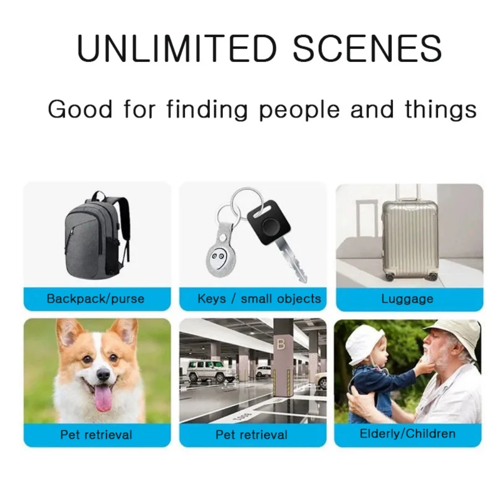 Anti-Lost Artefact Positioning For Apple Airtag Find My Mini Smart Tracker Waterproof Collar Dog Wallet For Men Ios System Smart