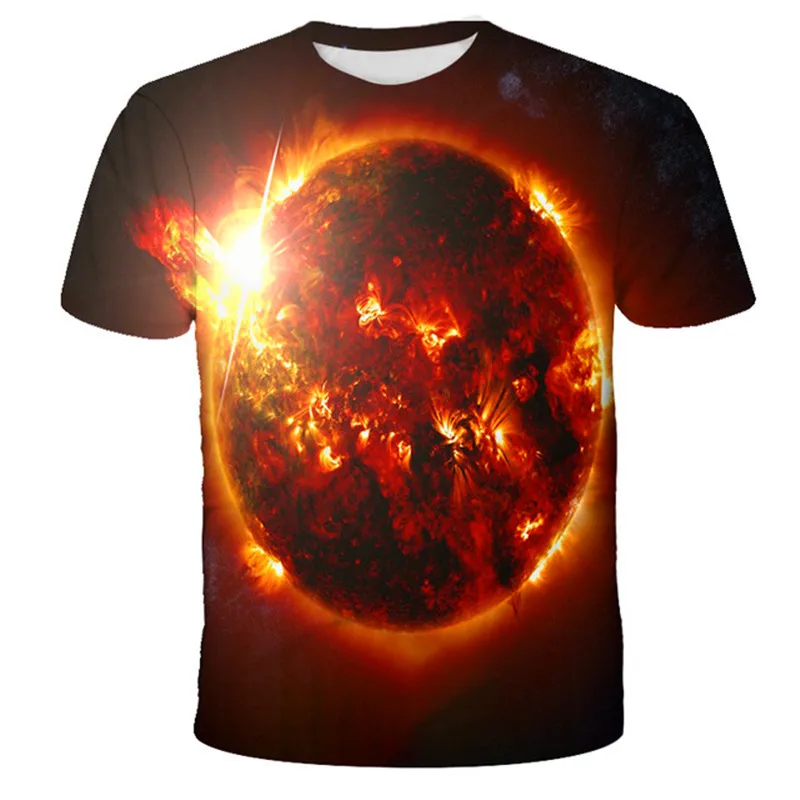 cute shirts Universe Planet Space Galaxy 3D T Shirts boys gilrs Kids T Shirts 3D Printed Starry Sky Cool T Shirts Fashion Street Tops funny t shirts