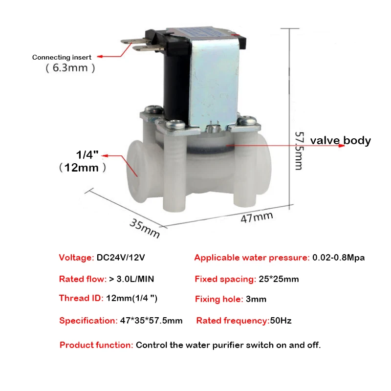 ELETTROVALVOLA AD 1 VIA 230V filetto 1/4 F