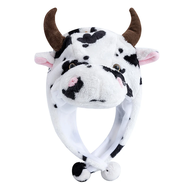 Hot Sale 3D Animal Style Decorate Funny Hat Boy Girls Cozy Winter Hats Couple Fun Toy Cap Winter Lovely Plush Hat