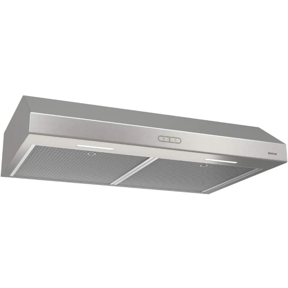 

BCDF130SS Glacier Convertible Range Hood Light Exhaust Fan for Under Cabinet Stainless Steel, 375 Max Blower CFM, 30-Inch