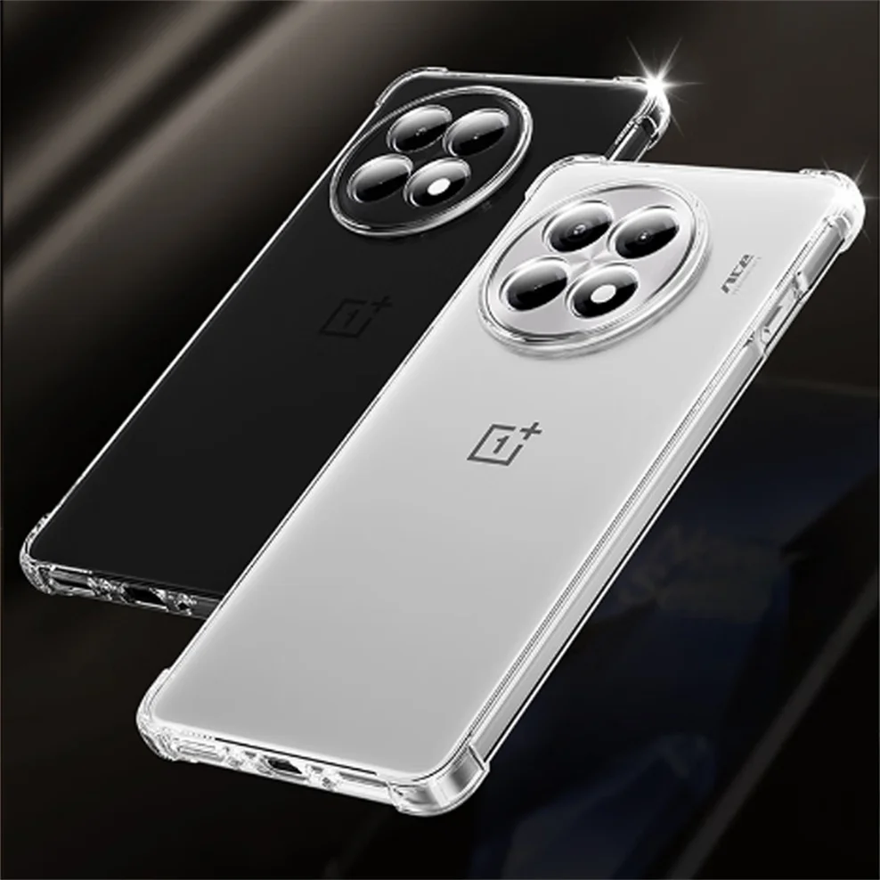 IVoler Cover Trasparente Per OnePlus 13R + 2 Pellicole Vetro Temperato – Custodia Morbida TPU Antiurto