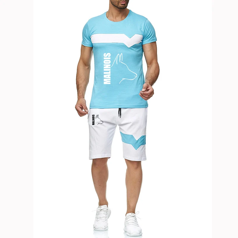 Silly dog Malino Belgium 2023 men's new Polo shirt printing comfortable short-sleeved cotton Harajuku shirt leisure sports T-shi