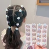 10Pcs/Lot Cute Baby Hair Ties Colorful Love Star Round Hair Band Girls Elastic Rubber Bands Kids Hair Accessories 2