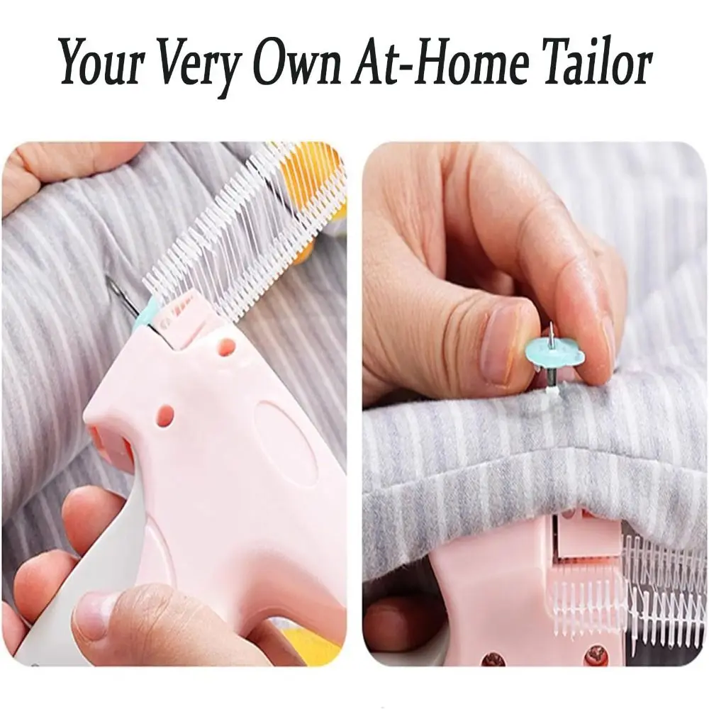 Household Stitchy Quick Clothing Fixer Non-slip Bed Sheet Clothing Quilt Fixer Fastener Clip Sewing Fixer Portable Clothes Tools