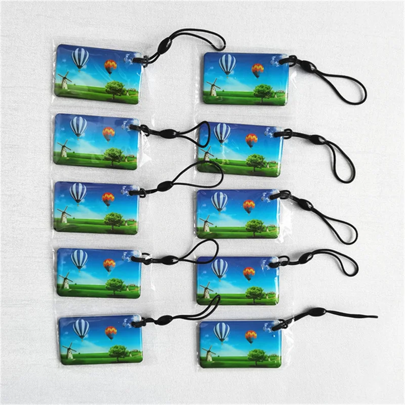 Fast Shipping 10Pcs IC 13.56MHz Writeable Rewritable Waterproof UID Block 0 Changeable RFID Key Tag NFC Keyfobs Card 4