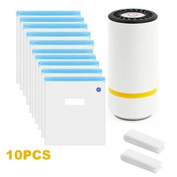 USB Rechargeable Electric Air Pump for Vacuum Sealing and Storage (With 10 vacuum bag)