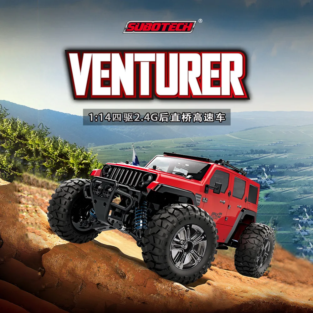 

Bg1521 4x4 Rc Car 1:14 25-35km/H High Speed Off-Road Vehicle Full Scale Racing Model Toy Hydraulic Shock Absorbers Cars