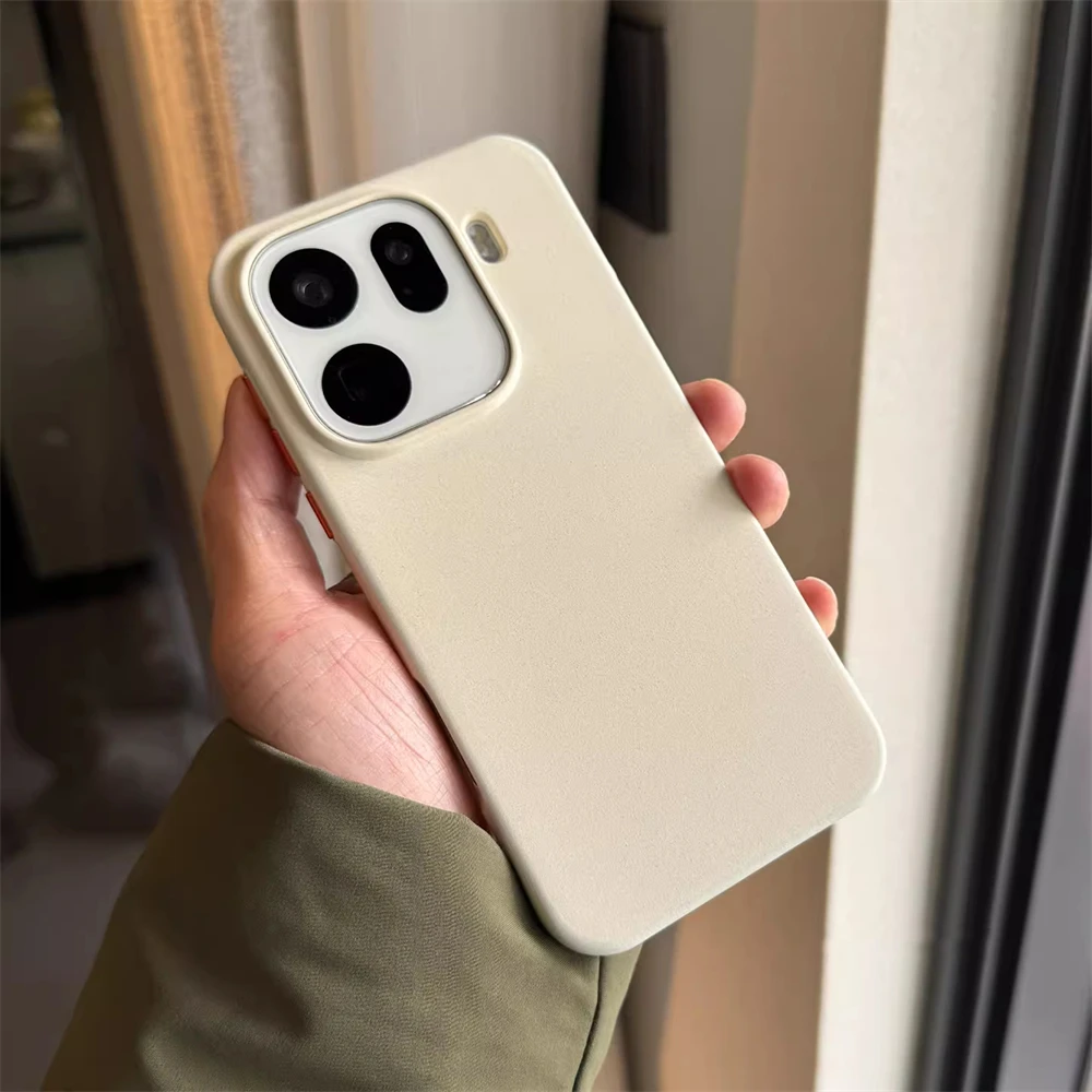 Luxury Matte Rock Sand Texture Shockproof Case with Magnetic Wireless Charging Capability