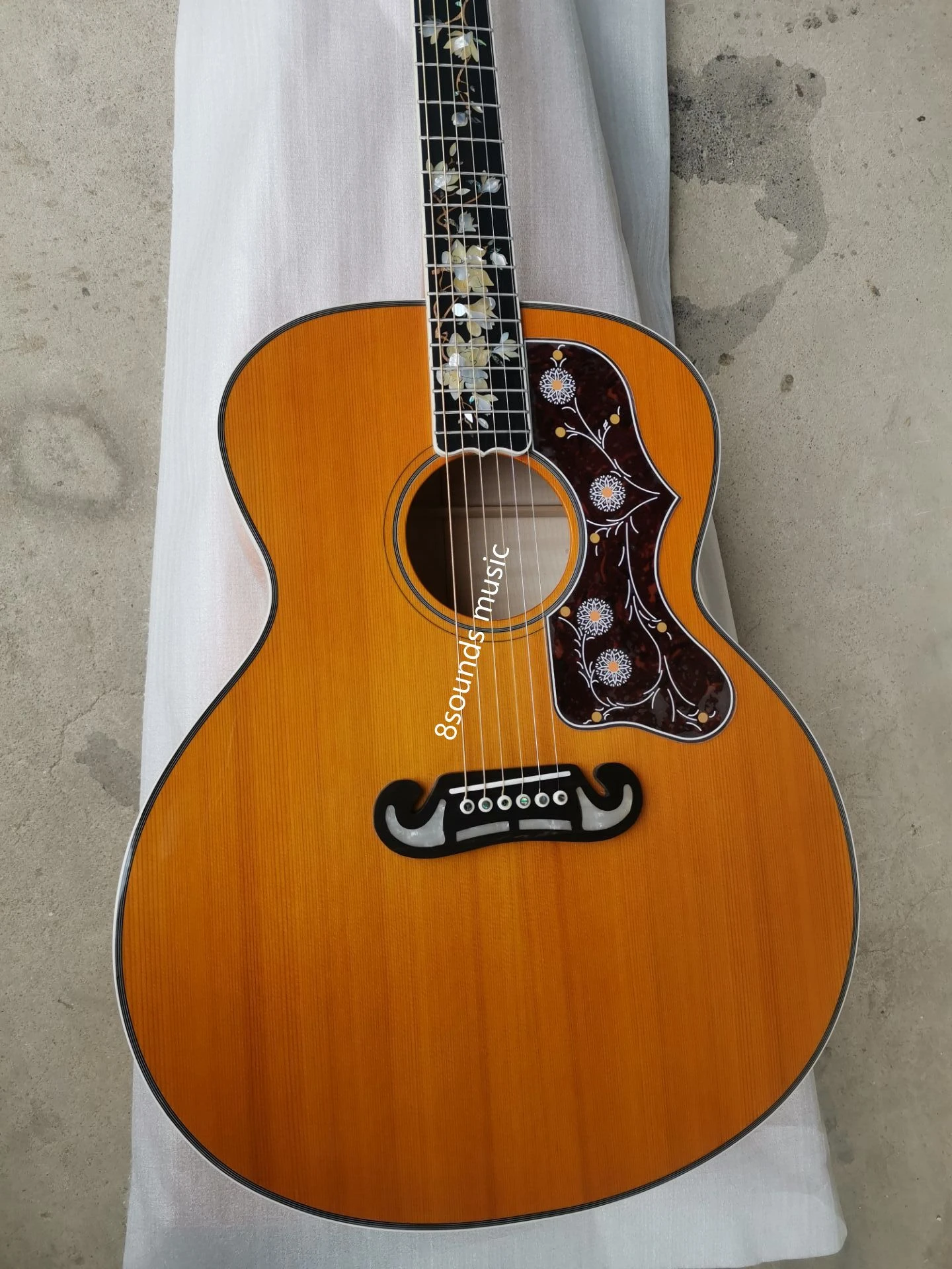 Free Shipping Handmade Custom Shop Aaaaa All Solid Wood Acoustic