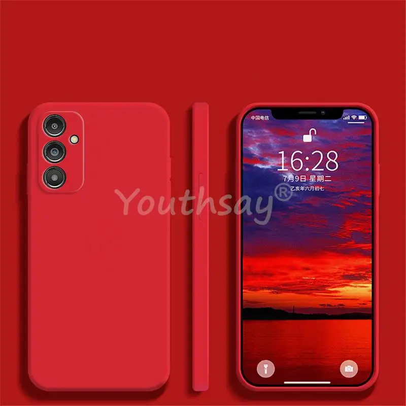 Phone Case For Samsung Galaxy A16 Case Samsung A16 A15 A14 A55 A06 A04 A04S A04E A24 A33 A54 A34 A05 Cover Silicone Plain Protector Rubber