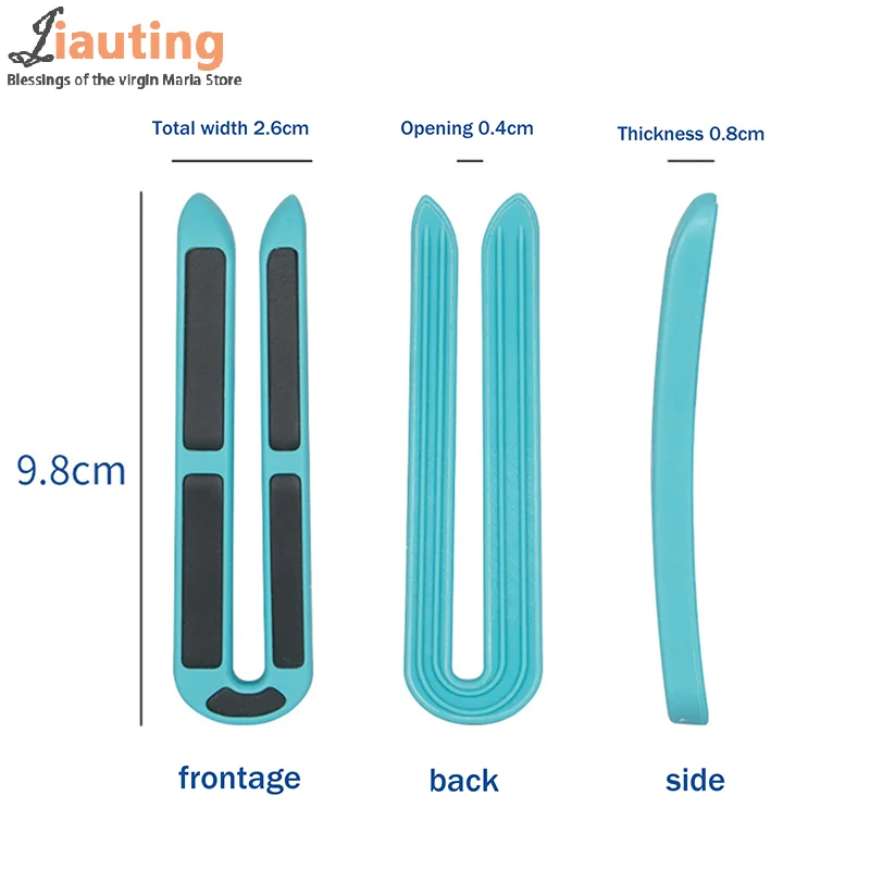 12개입 U자형 헤어 펌 절연 클립 다용도 강력 고정 열 저항 헤어 볼륨 클립 살롱 홈 스타일링 도구