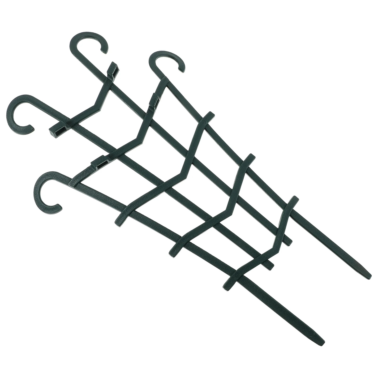 

Plant Cages Supports Crab Claw Clematis Climbing Pergola Gardening Frame Balcony Potted Fixed Rod 4pcs (crown Horn Style)