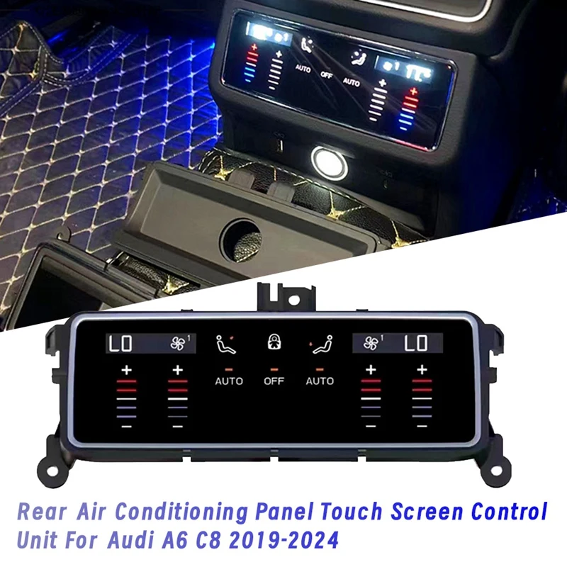

Автомобильная задняя панель кондиционера сенсорный экран блок управления для A6 C8 19-24 Запчасти можно подключить управление полностью автомобильный Кондиционер