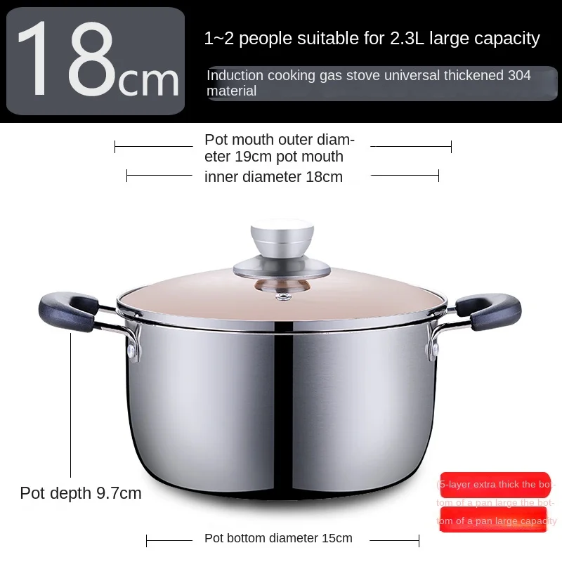 5 Layers 28/30cm Large Home With Handles Kitchen Insulated Visual Cover  Stainless Steel 5 Tier Steamer Pot Food Maker Cookware - AliExpress