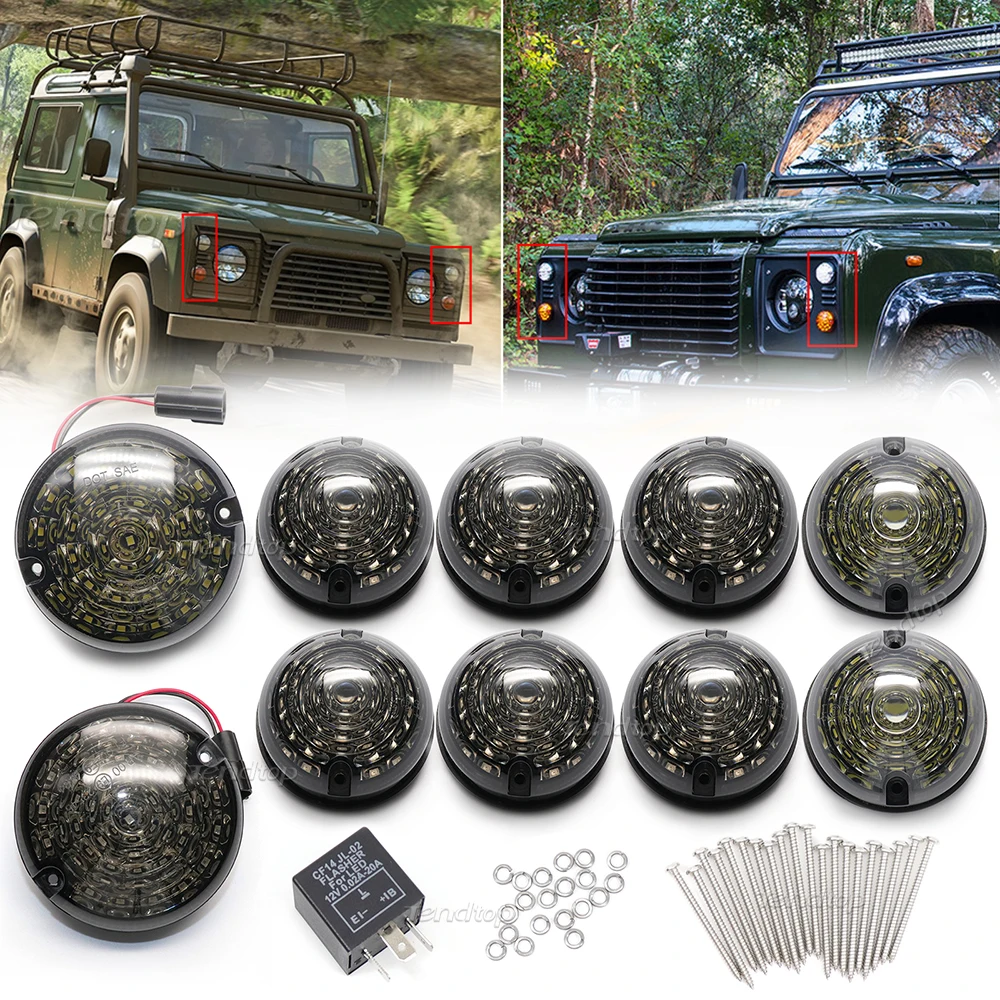 Luce Di Direzione Per Jeep Wrangler JK 2007-2015 - Indicatore Laterale Anteriore Con Lampadine - Foto 6