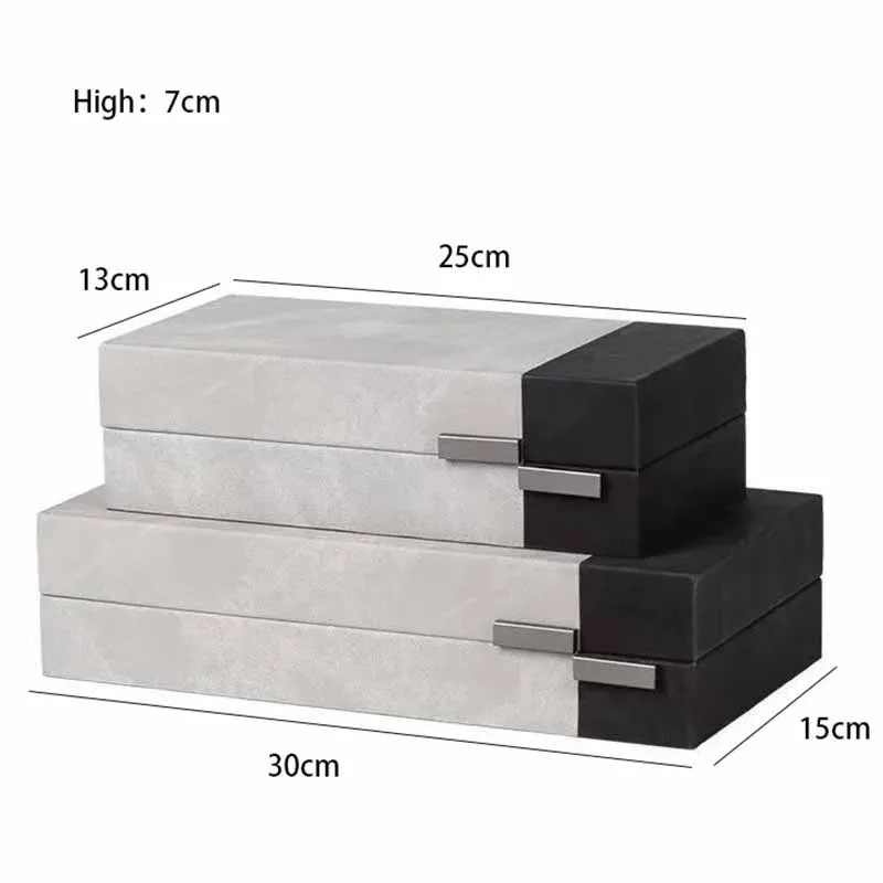 Leather Jewelry Storage Box Multi-Functional Rings Bracelets Earrings Organizer Display Boxes Luxury Jewelry Packaging Accessory